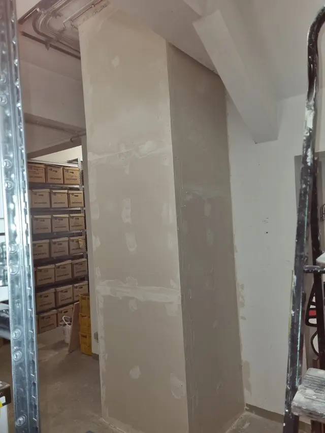 Schachtwand F 90 aus Brandschutzplatten – ausgeführt von TFT Brandschutz (Bild 4)