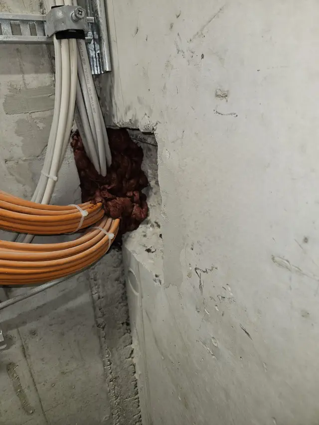 Abschottung mit Brandschutzschaum – ausgeführt von TFT Brandschutz (Bild 1)